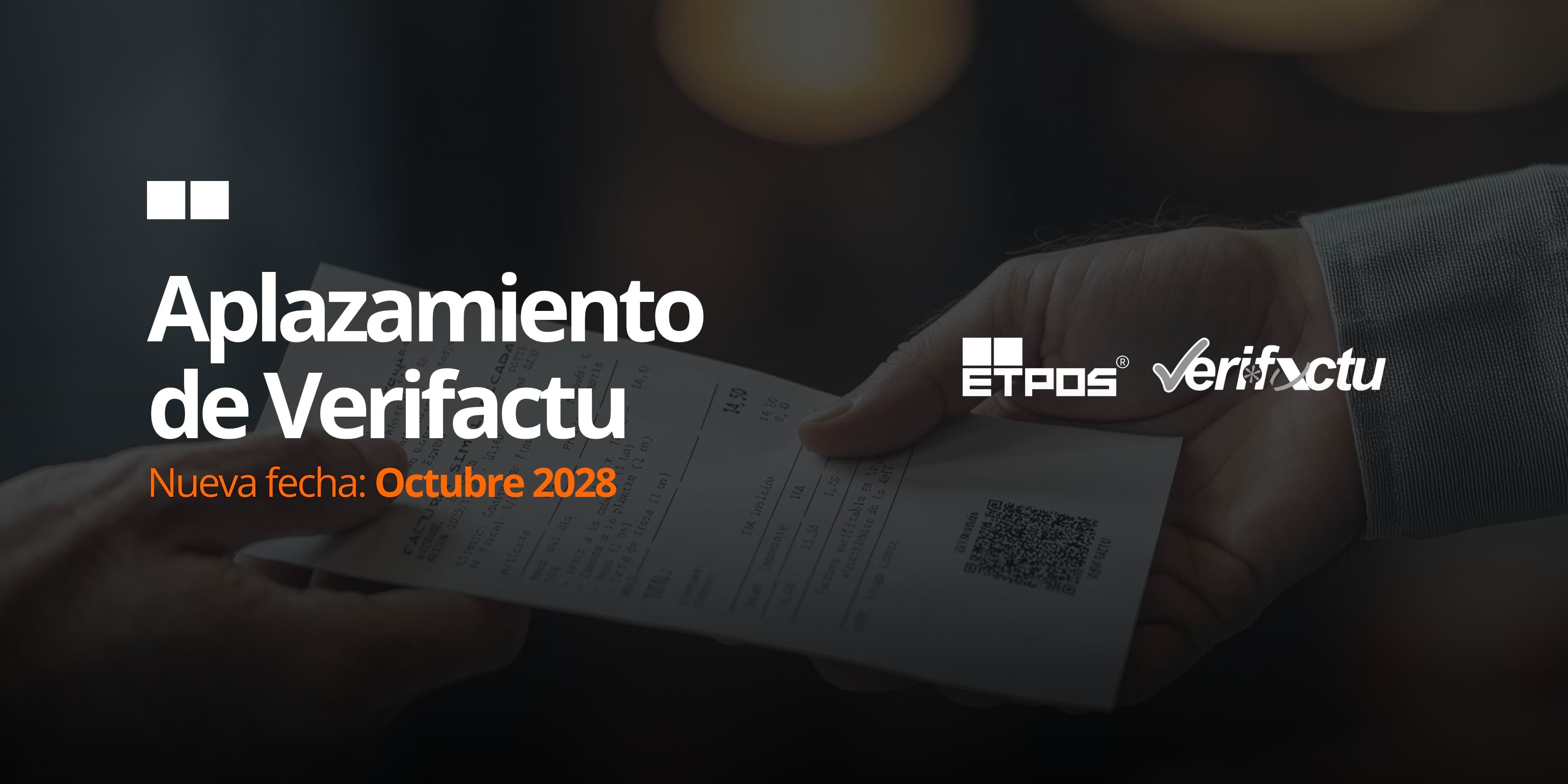 VeriFactu se aplaza hasta octubre de 2028: qué cambia para empresas y autónomos